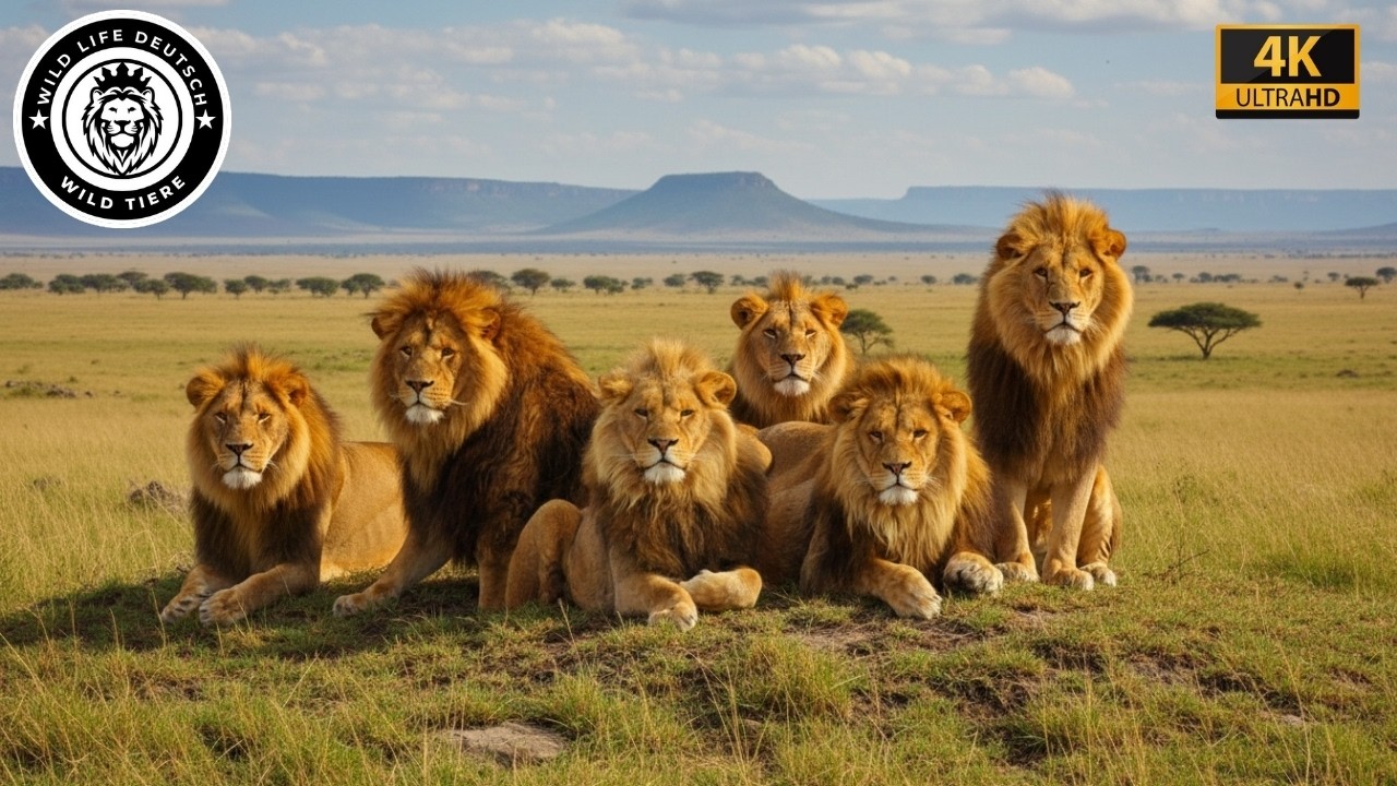Der Brutalste Überlebenskreislauf der Löwenfamilie in der Afrikanischen Savanne | Tierdokumentation