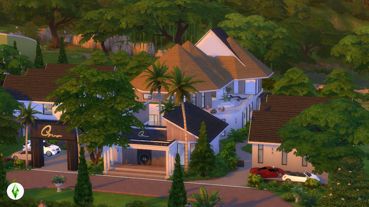 I turned the word 'DECEMBER' into a Vacation Rental 🏞️🏖️ | The Sims 4