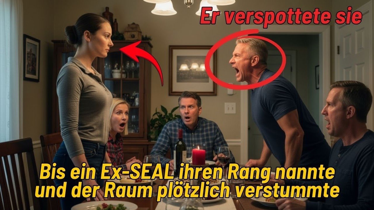 Er verspottete sie – bis ein Ex SEAL ihren Rang nannte und der Raum plötzlich verstummte
