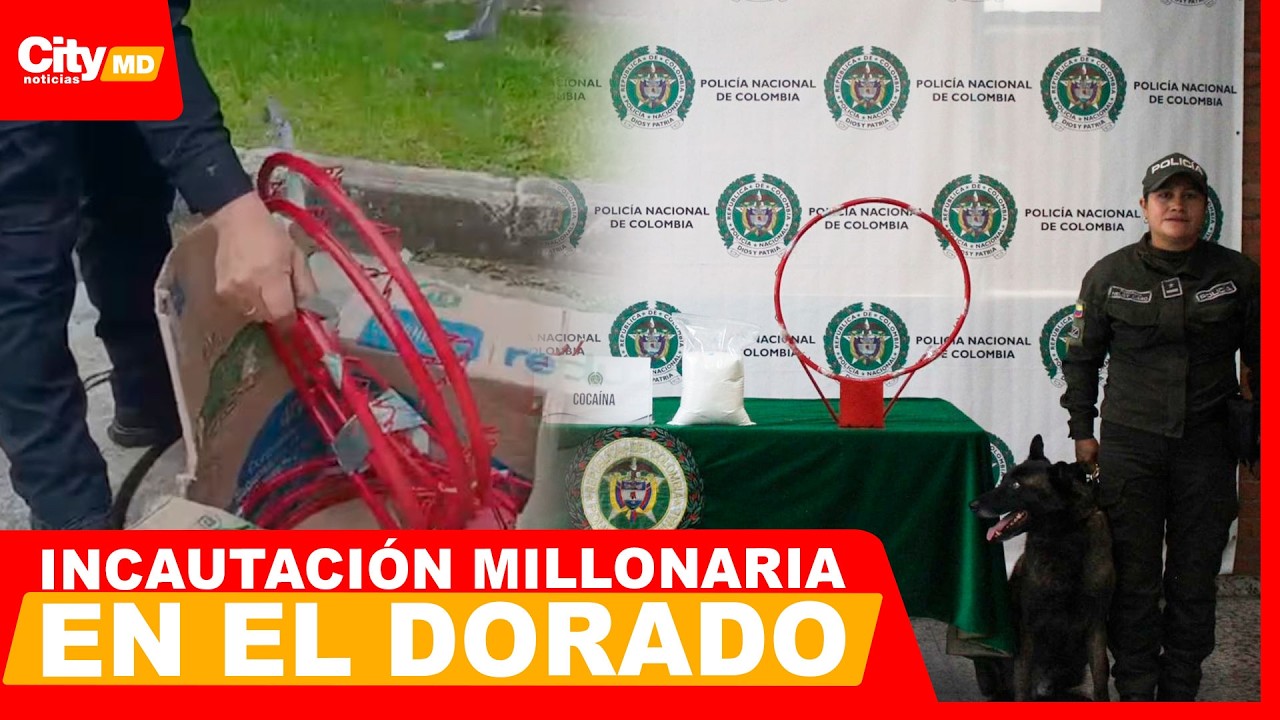 Fueron incautados más de 3 kg de C0C4lN4 en aros de baloncesto en Bogotá | City Noticias Medio Día
