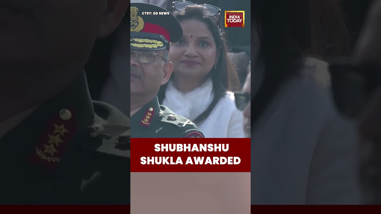 Shubhanshu Shukla Honoured With Ashoka Chakra | Republic Day 2026 #republicday2026