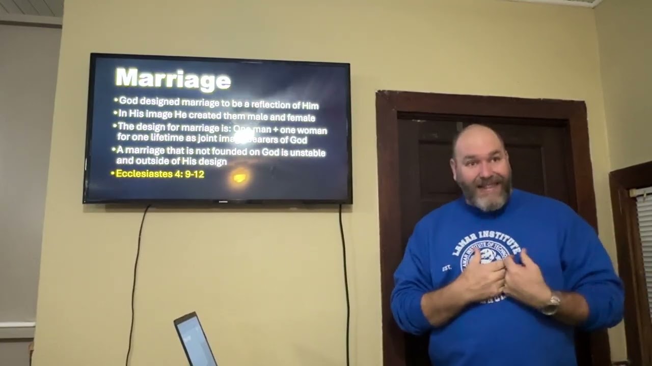Wednesday night bible study 01-14-26 - God’s Design for the Family - week 2