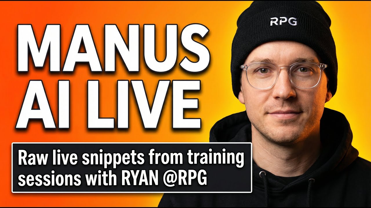 Watch Me Demonstrate our Manus AI Agent LIVE to Automate LinkedIn & More | Manus Training RAW