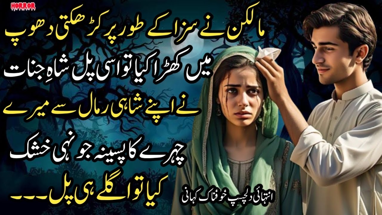 Malkin Nay Jasey He Saza  K Tor Par Karakti  Dhoop Mein Khara Kiya Tw usi Pal Sahe Jinnat Nay Apnay