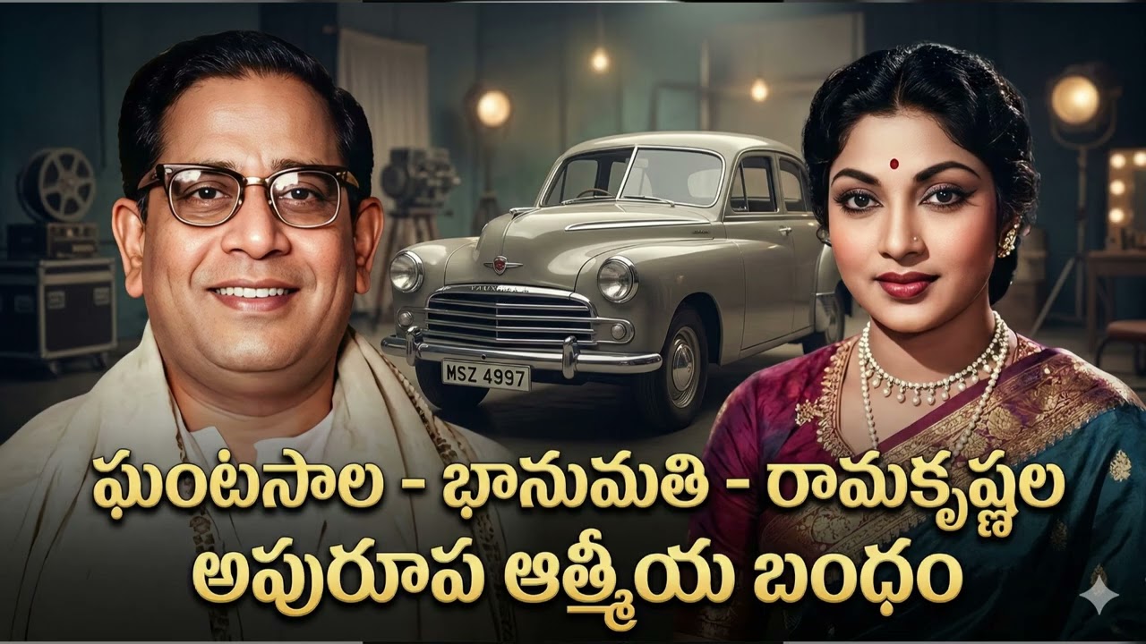 ఘంటసాల - భానుమతి - రామకృష్ణల అపురూప ఆత్మీయ బంధం