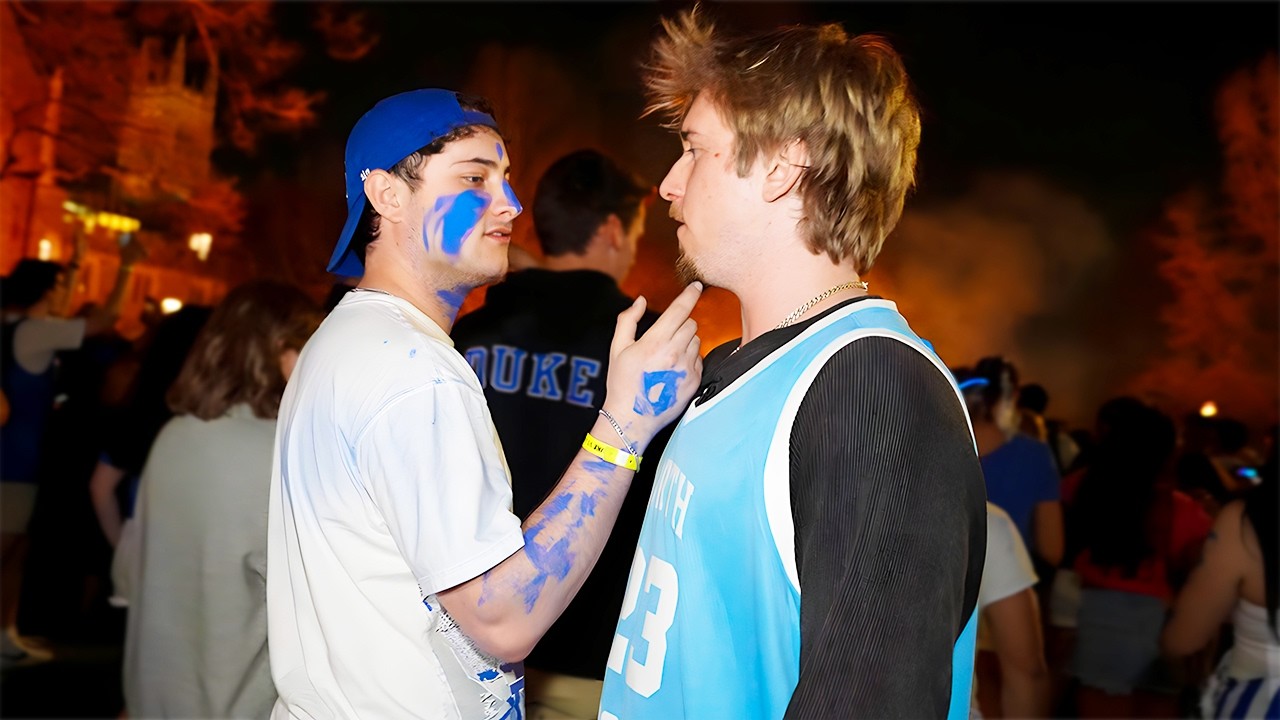 UNC Mascot Trolls Duke!