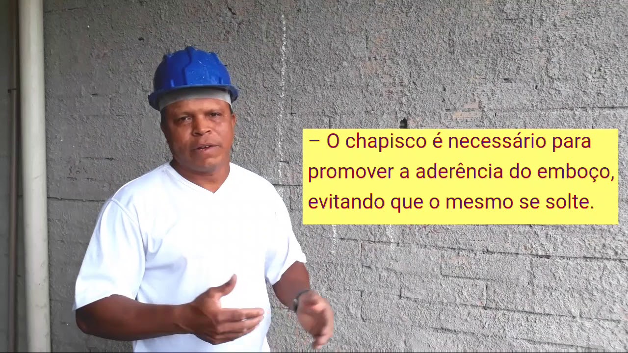 "Pra quê serve? E por quê devo chapiscar a parede "! ( link na descrição)