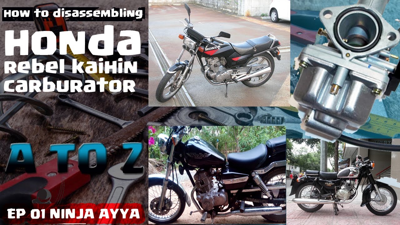 Honda rebel 125 carburetor disassembling