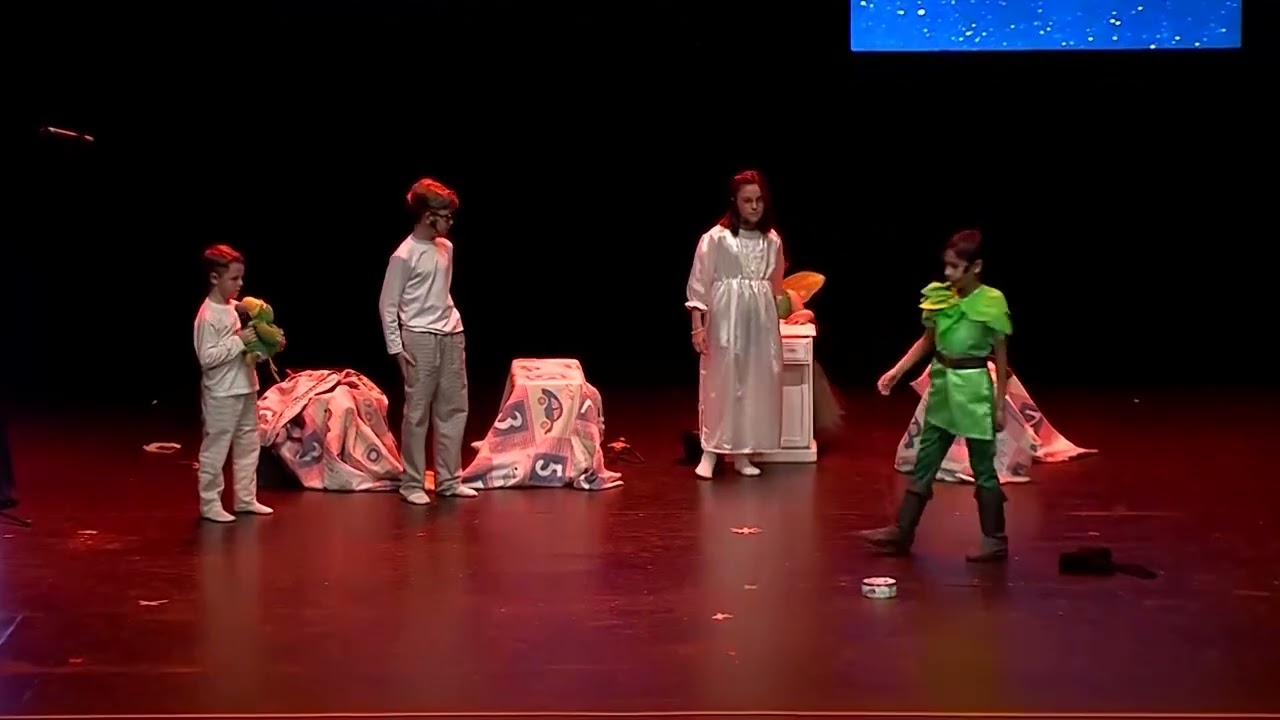 Musical Peter Pan. Colegio Los Candiles. Teatro Florencio Sánchez, 18/8/23.
