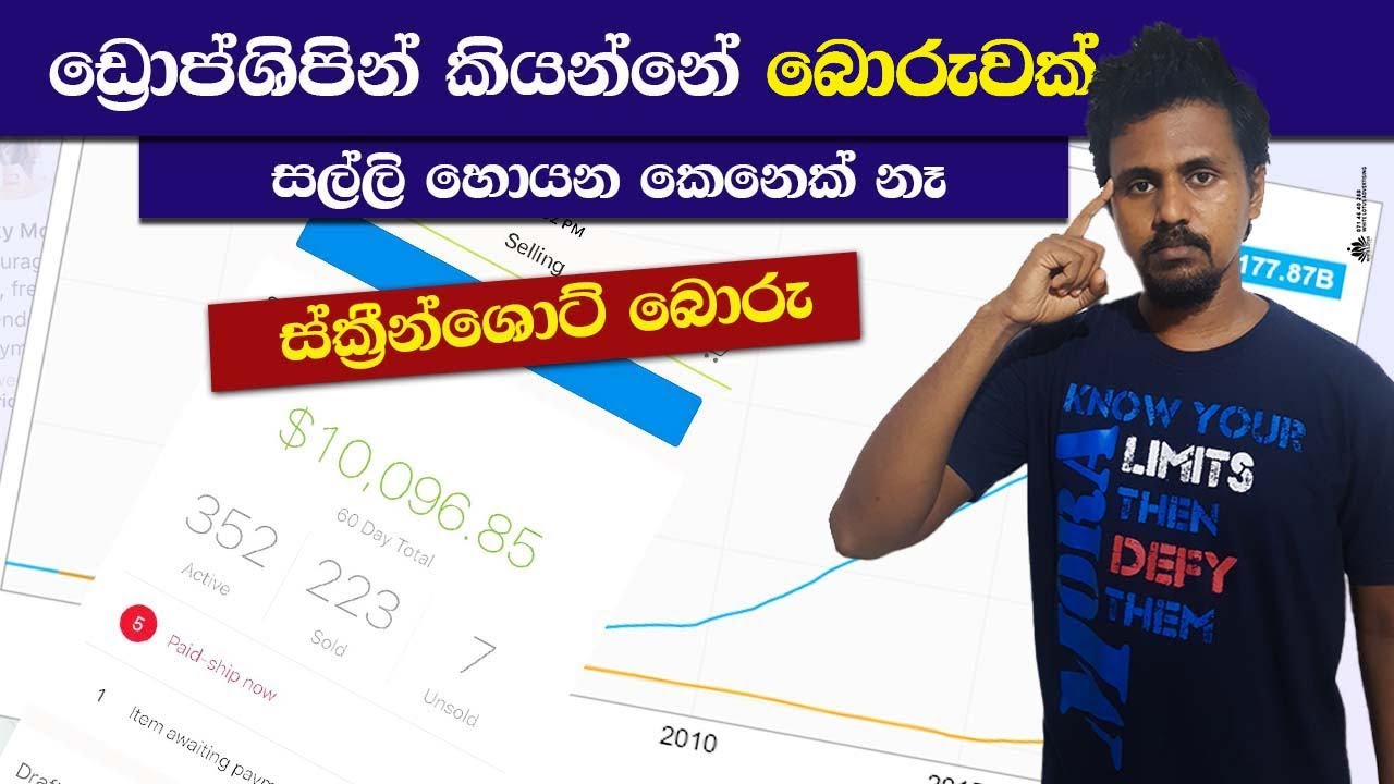 ඩ්‍රොප්ශිපිං කියන්නේ බොරුවක් Dropshipping Kynne Boruwak | ebay dropshipping sinhala | speedpak ebay
