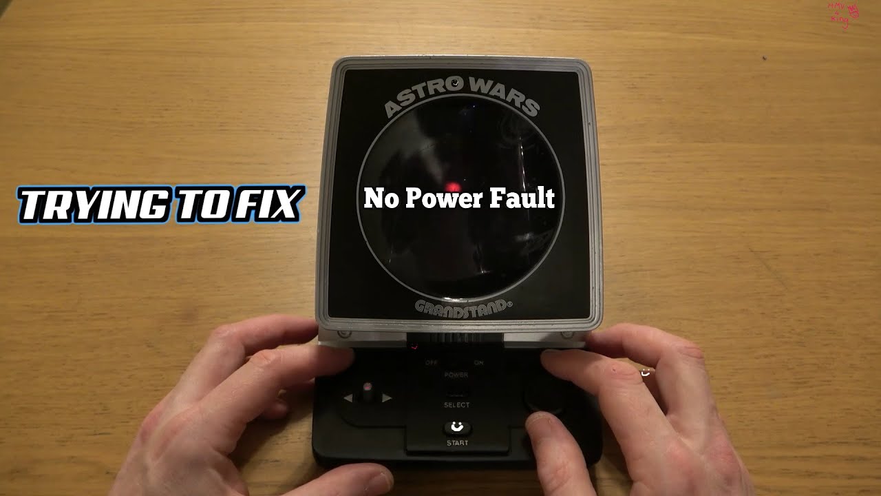 1981 Grandstand ASTRO WARS Tabletop Game - No Power Fault - Trying to Fix