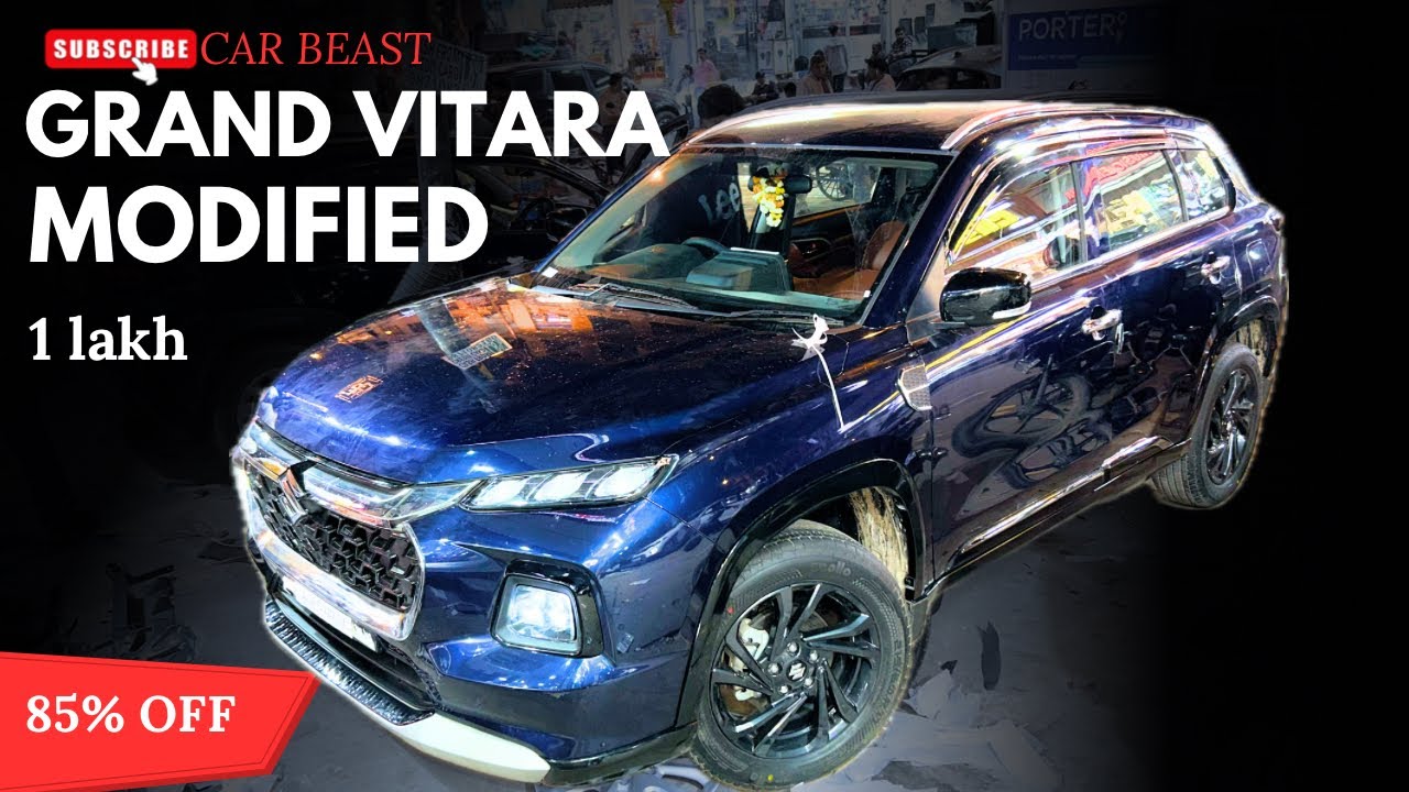 Grand Vitara Modified with Price | 85% Discount on NEXA Genuine parts | grand Vitara accessories 