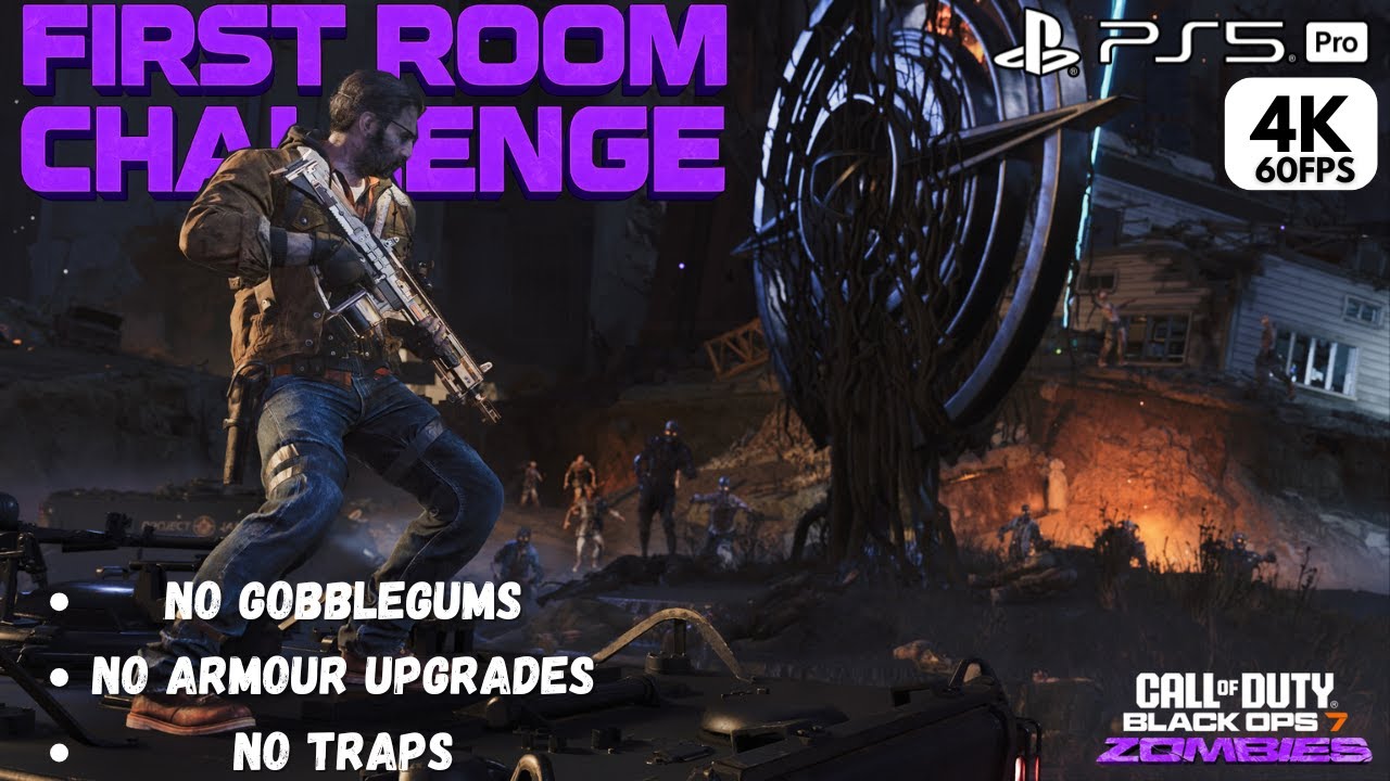 RND 50 FIRST ROOM ASHES OF THE DAMNED - Call of Duty Black Ops 7 Zombies - [4K 60FPS] No Commentary