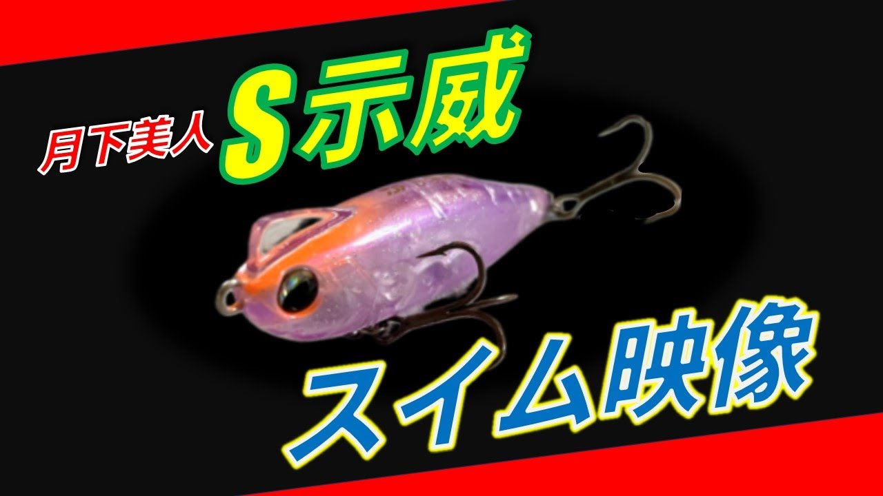 ダイワ 月下美人S示威のスイムチェック&フォールスピード計測してみた #fishing
