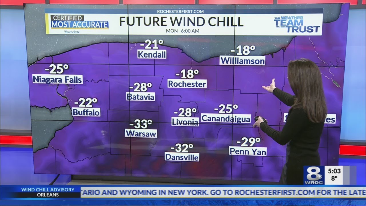 Frigid Weather hits Rochester