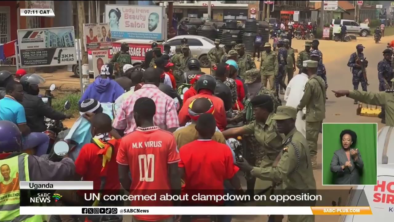 Concerns over opposition clampdown in Uganda