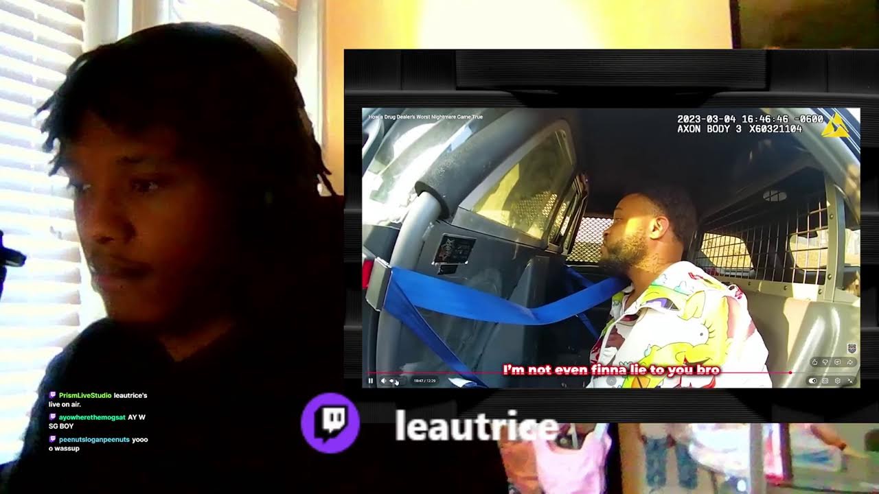 omg he got busted