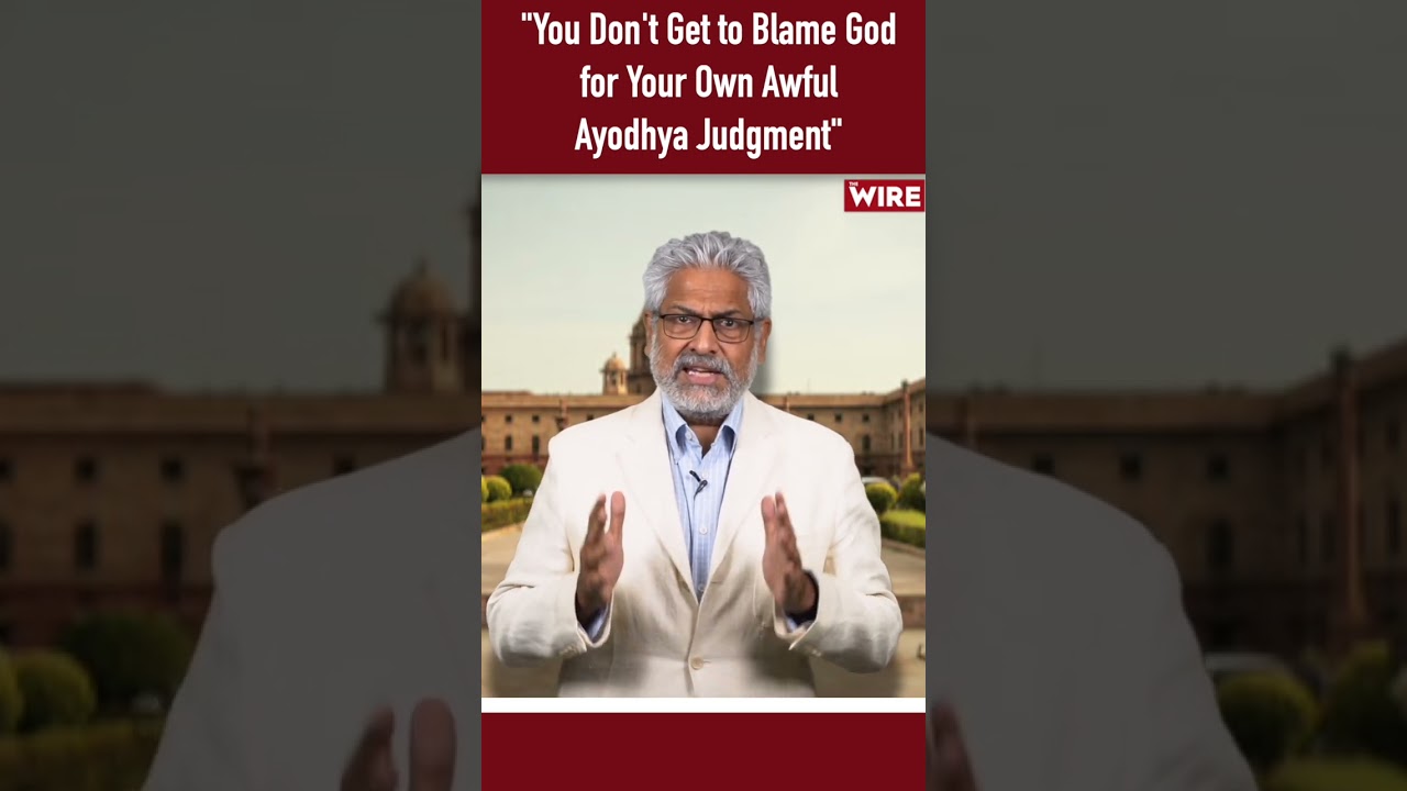 Why the CJI’s Explanation for the Supreme Court Judgment in the Ayodhya Case Should Alarm Us All