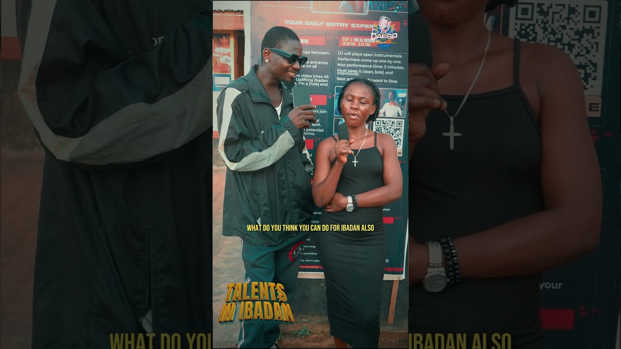 If I had money, I’d help the homeless…” 💕 Inspiring words from Ibadan.