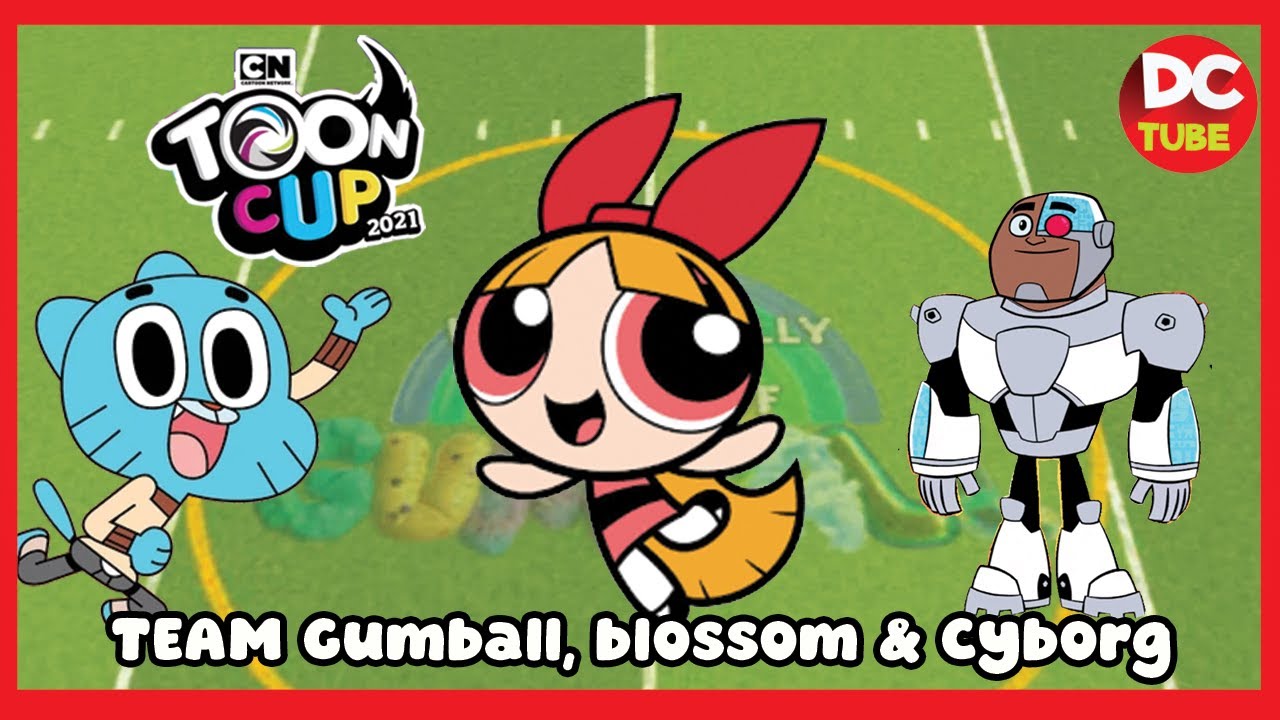 Toon Cup - Team Gumball Watterson, Blossom & Cyborg #soccer