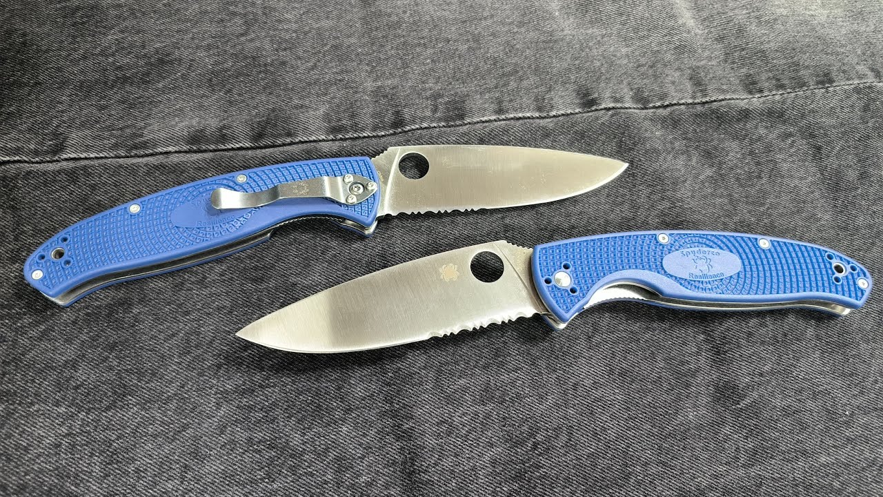 Распаковка и обзор реплик Spyderco Resilience