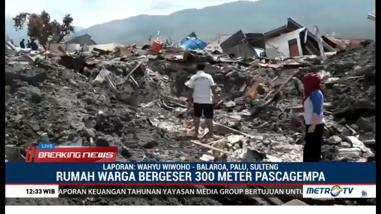 Exclusive : Lokasi Rumah-Rumah Bergeser 300 Meter, Lalu Hancur 