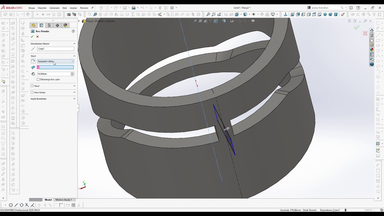 SİLİNDİRİK KAM ÇİZİMİ-BARREL CAM DESING
