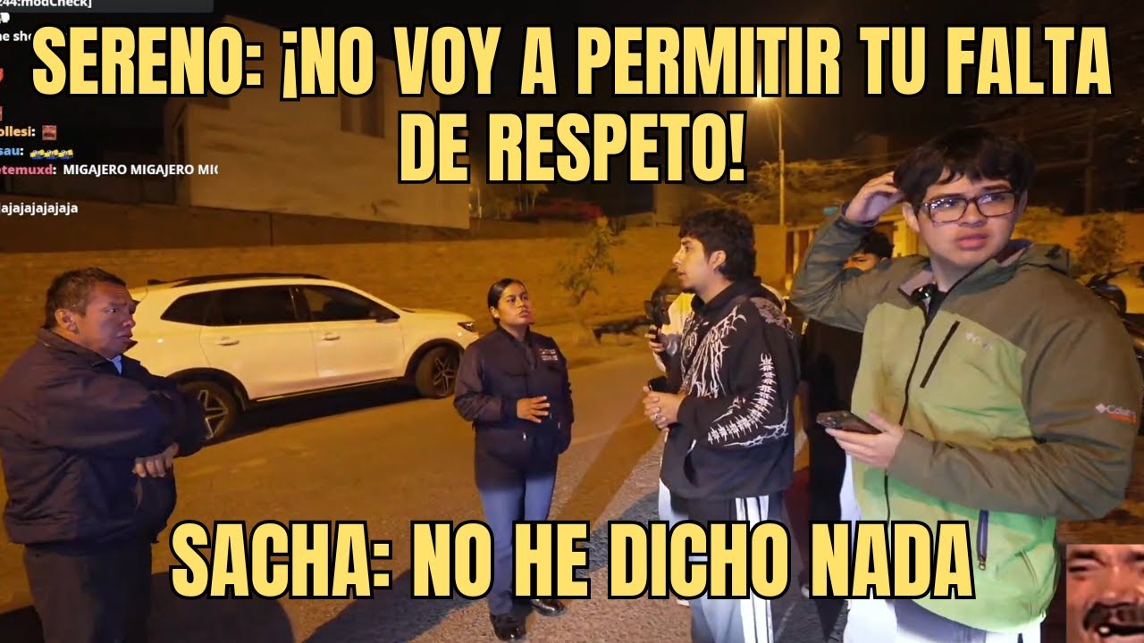 SERENASZGO INTERVIENE A SACHA POR HACER DISTURBIOS EN LA CALLE 💀