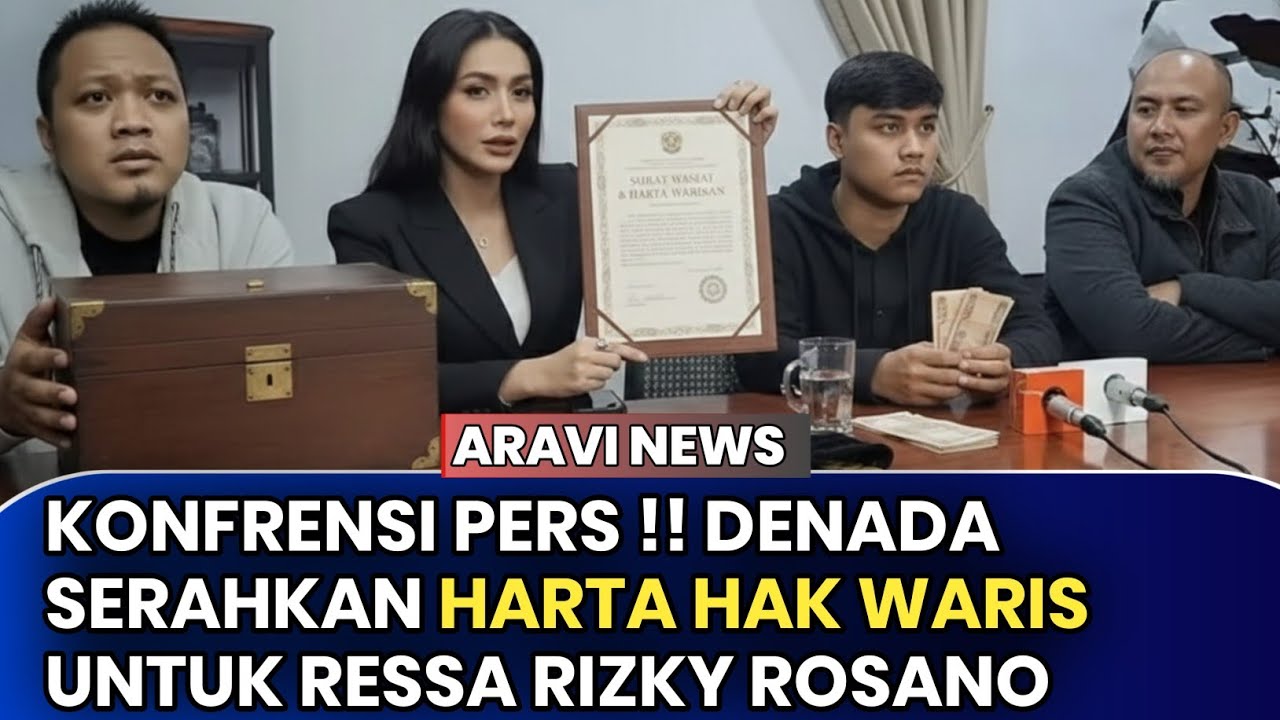 Konfrensi Pers !! Momen Denada Serahkan 