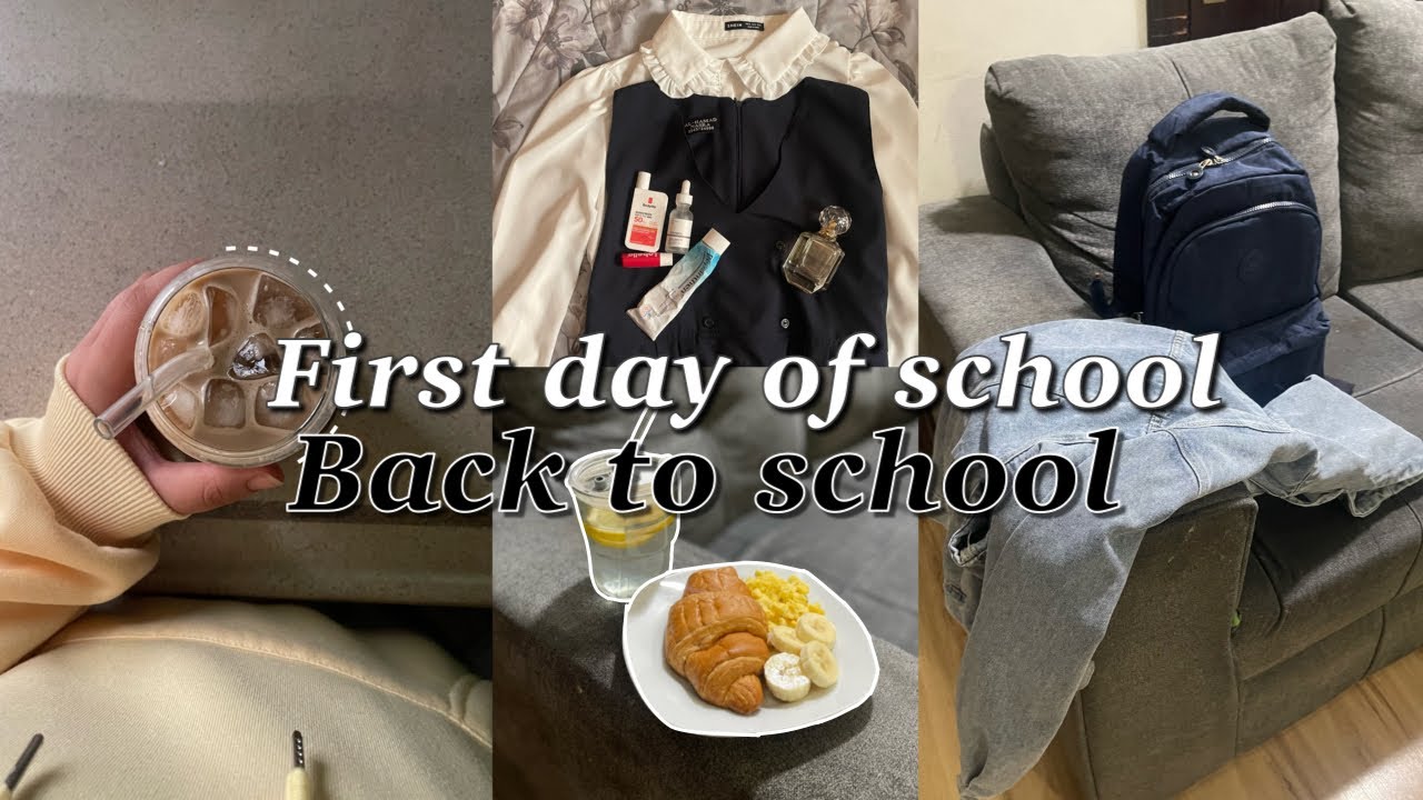 فلوق⭐️اول يوم ل ثاني ثانوي🏫✨ Back to school🎒✨