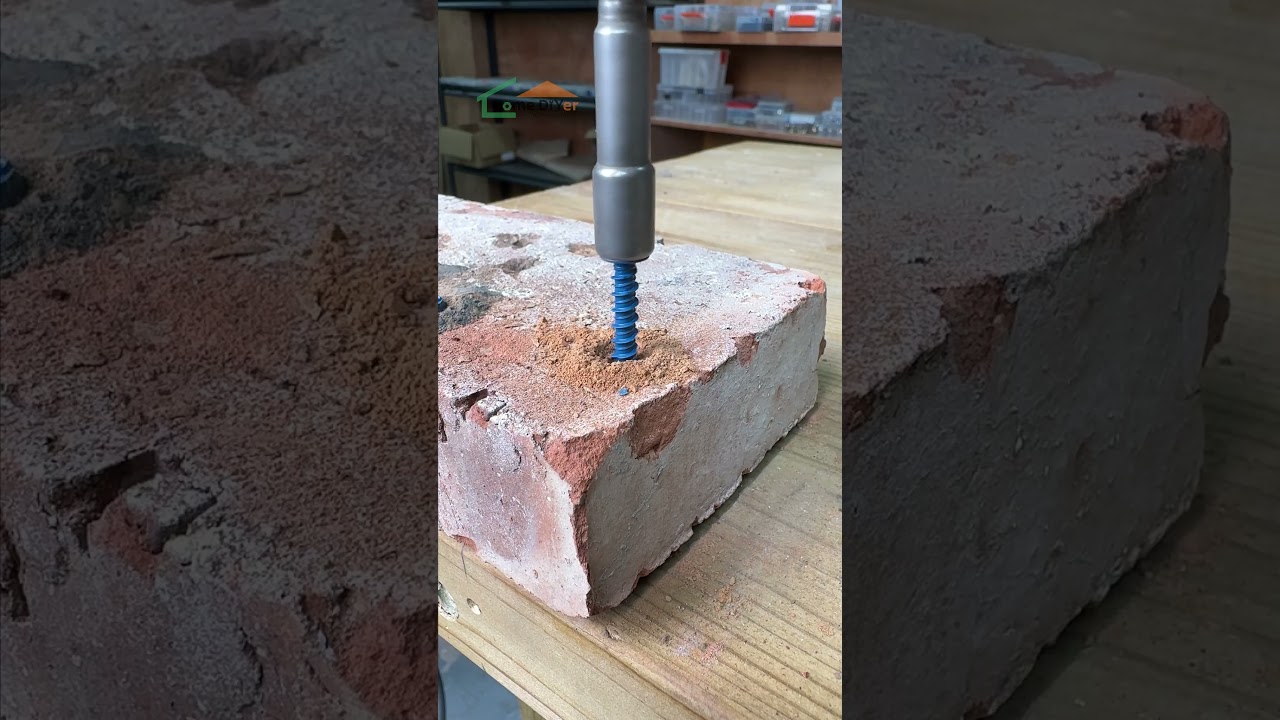 Screws that easily penetrate concrete#homediyer #goobetter #tools #fasteners #diy #screws