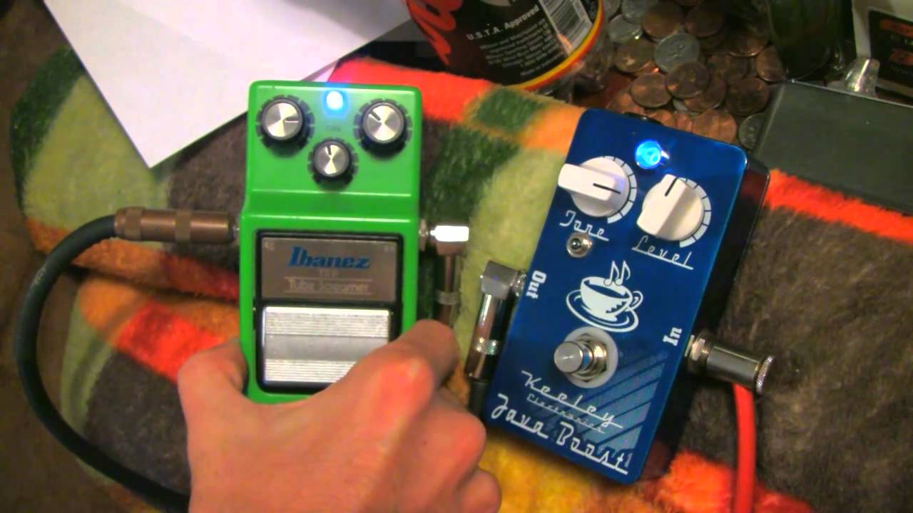 Keeley Java Boost and Keeley TS9 Demo