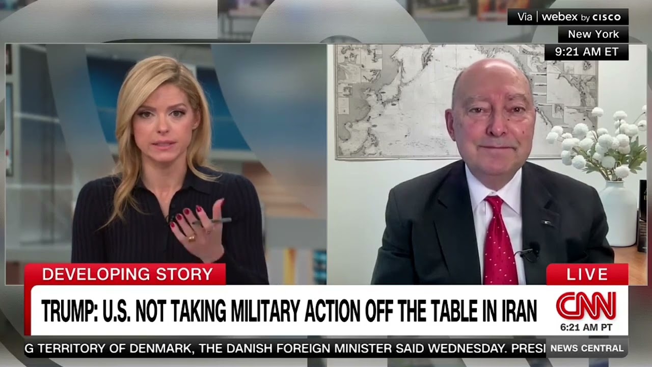 Адмирал Став в программе CNN News Central 1 15 26