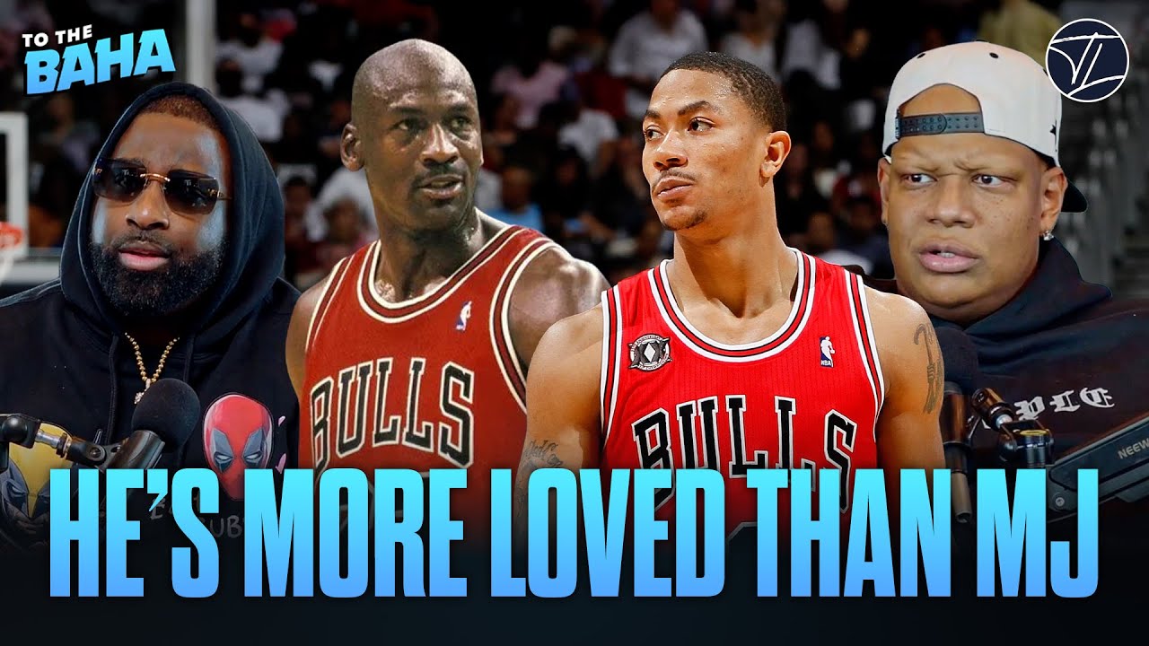 Debating if Derrick Rose is BIGGER or MORE LOVED than Michael Jordan in CHICAGO 👀