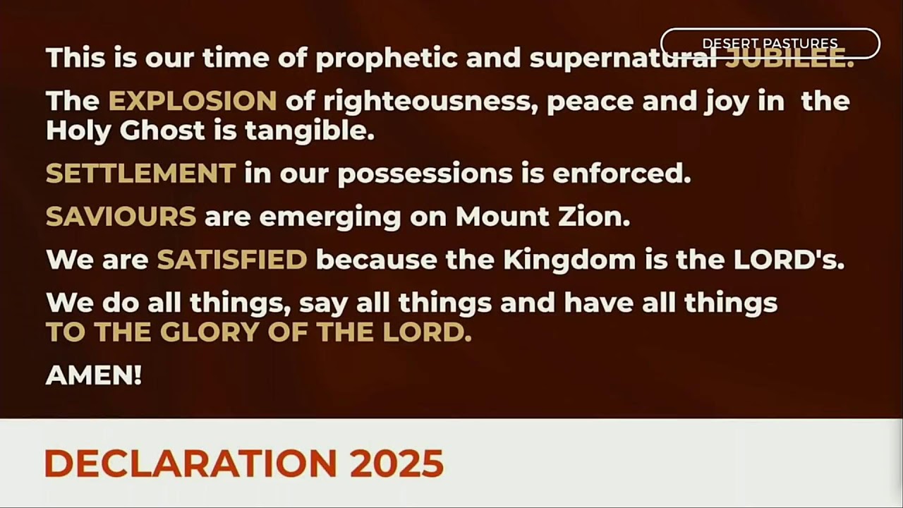Day 29, Evening Session of RÊ'SHÎYTH with Pastor Eastwood. Wednesday, 29th January 2025