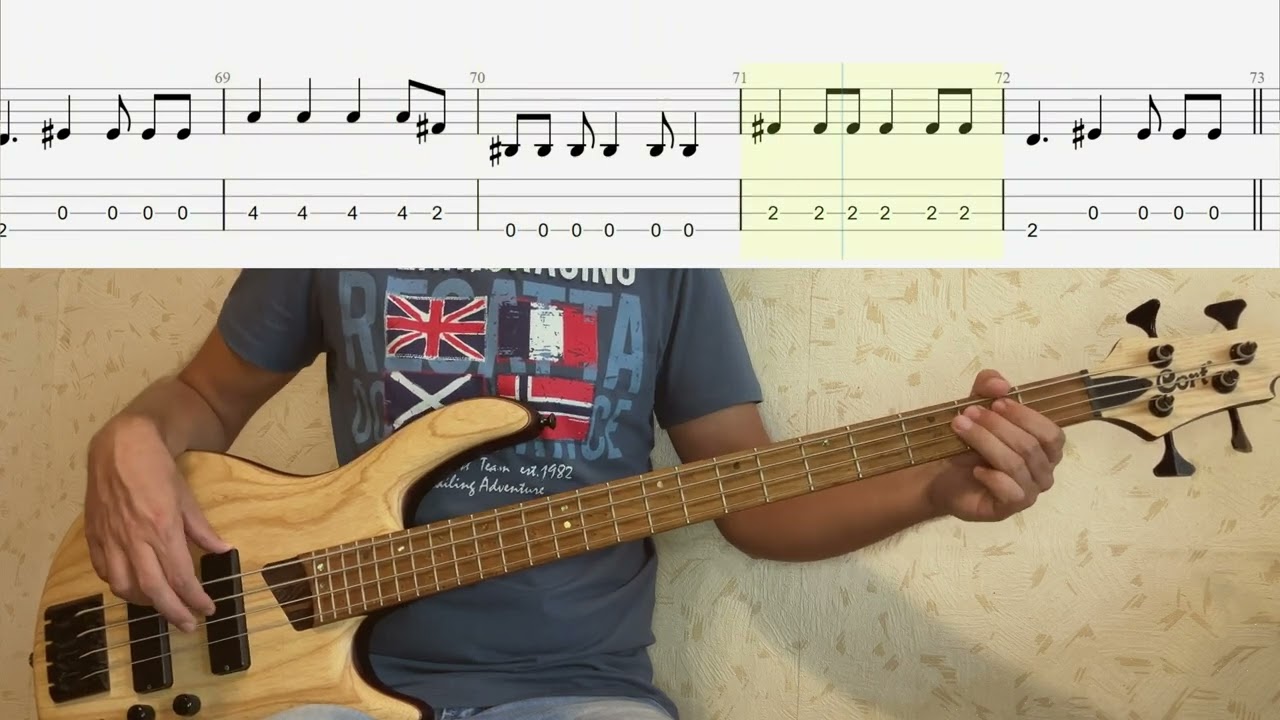 Черниковская Хата (Chernikovskaya Hata) - Белая ночь (Belaya Noch) - Bass cover & Tabs