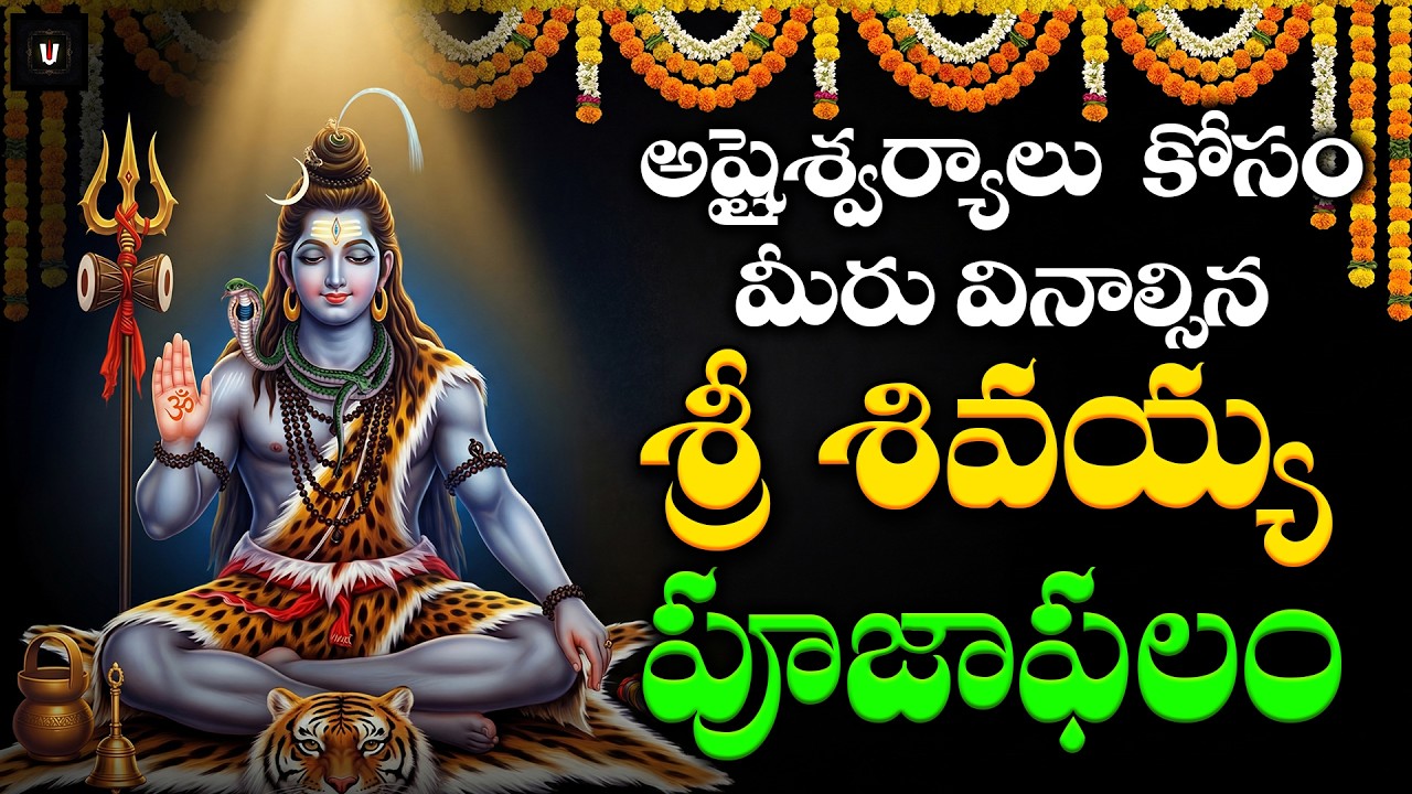 Sri Shivayya Pujafalam | Powerful Lord Shiva Devotional | Blessings & Spiritual Benefits