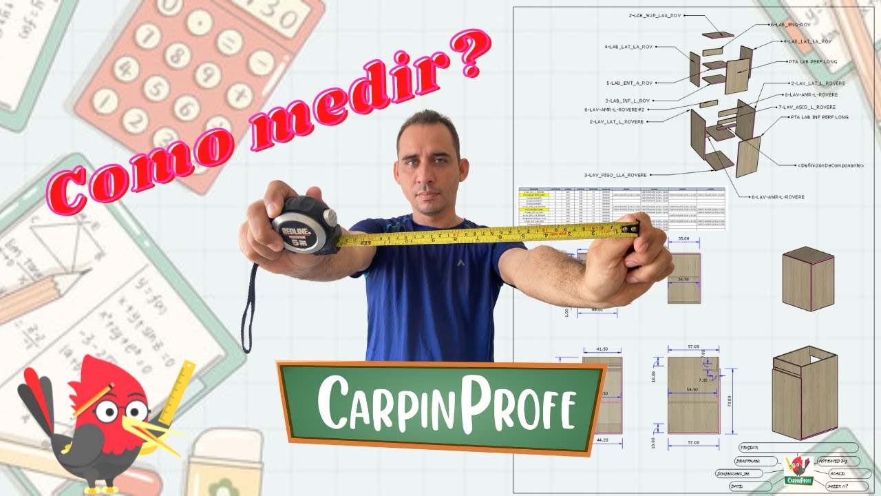 COMO MEDIR ESPACIOS PARA PROYECTOS DE CARPINTERIA