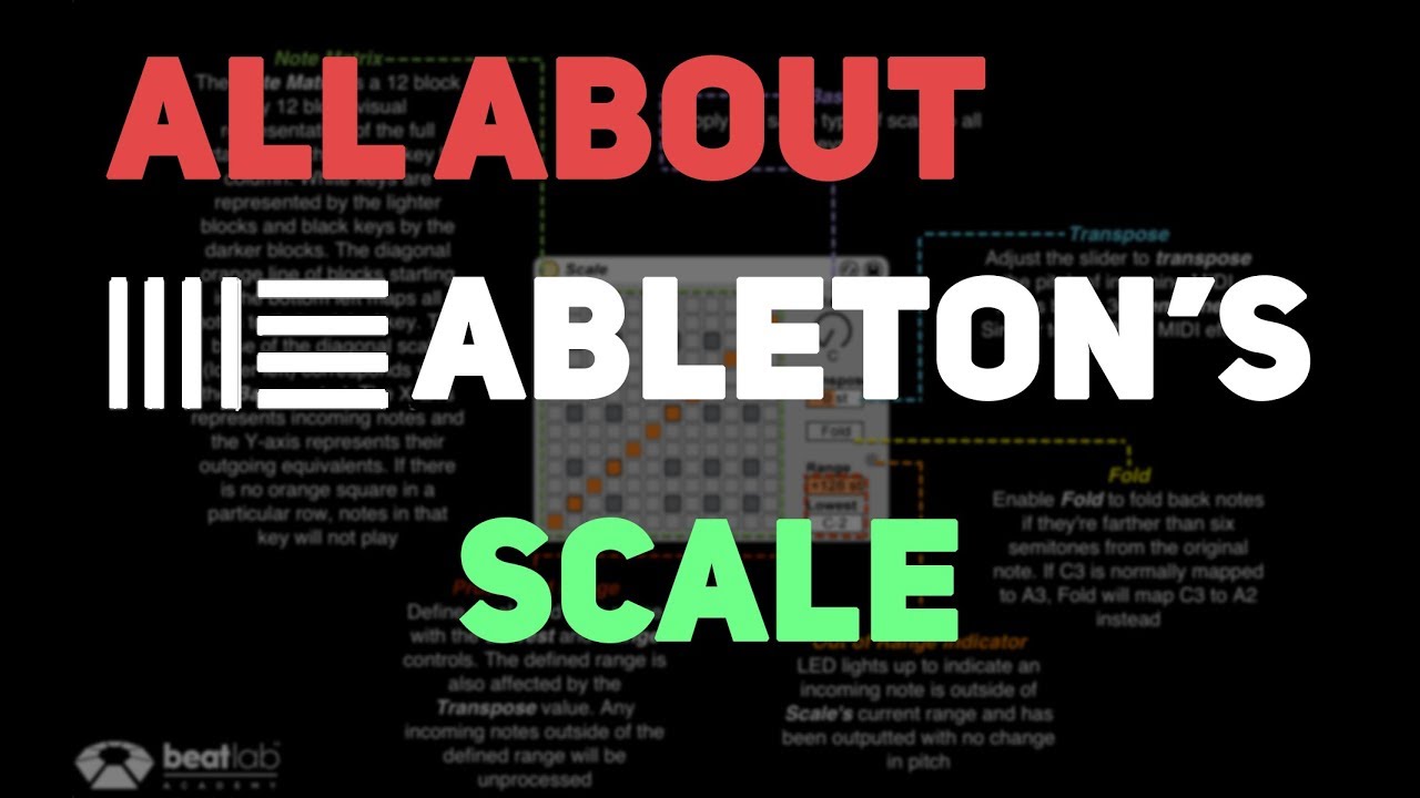 All About Ableton's Scale MIDI Effect