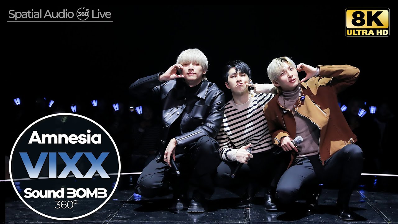 [8K] PLAYLIST｜VIXX(빅스)🎵Amnesia｜🎧공간음향｜SoundBOMB360˚
