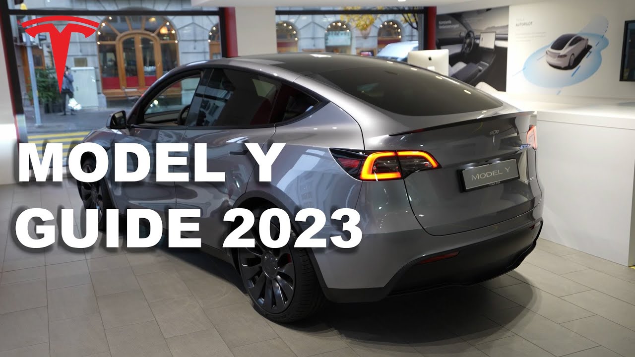 Интерьер Tesla Model Y 2023 и новое руководство