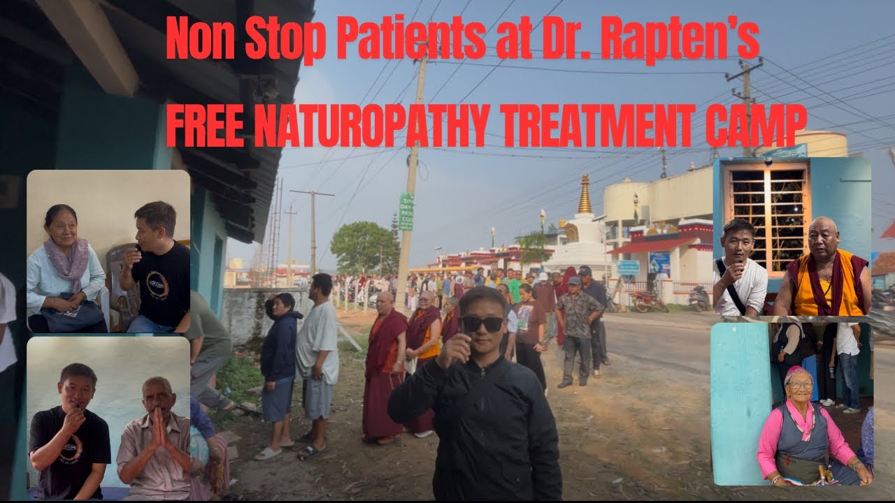 Patients are increasing day by day / Interviewing patients #tibetanyoutuber #naturopathy #doctor