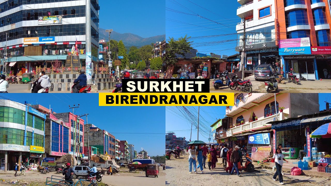 Birendranagar, Surkhet [4K🇳🇵] Virtual Walking Tour 2022 - Karnali Province of Nepal