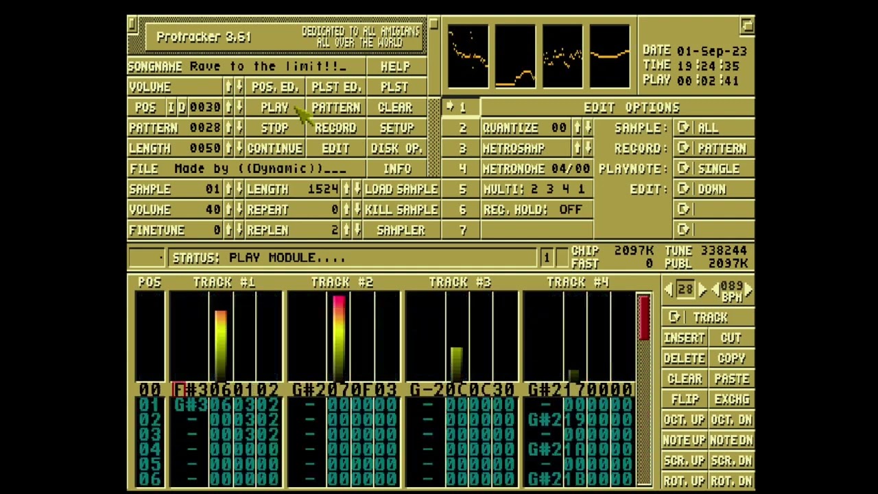 Dynamic - Rave to the Limit - Amiga Protracker music