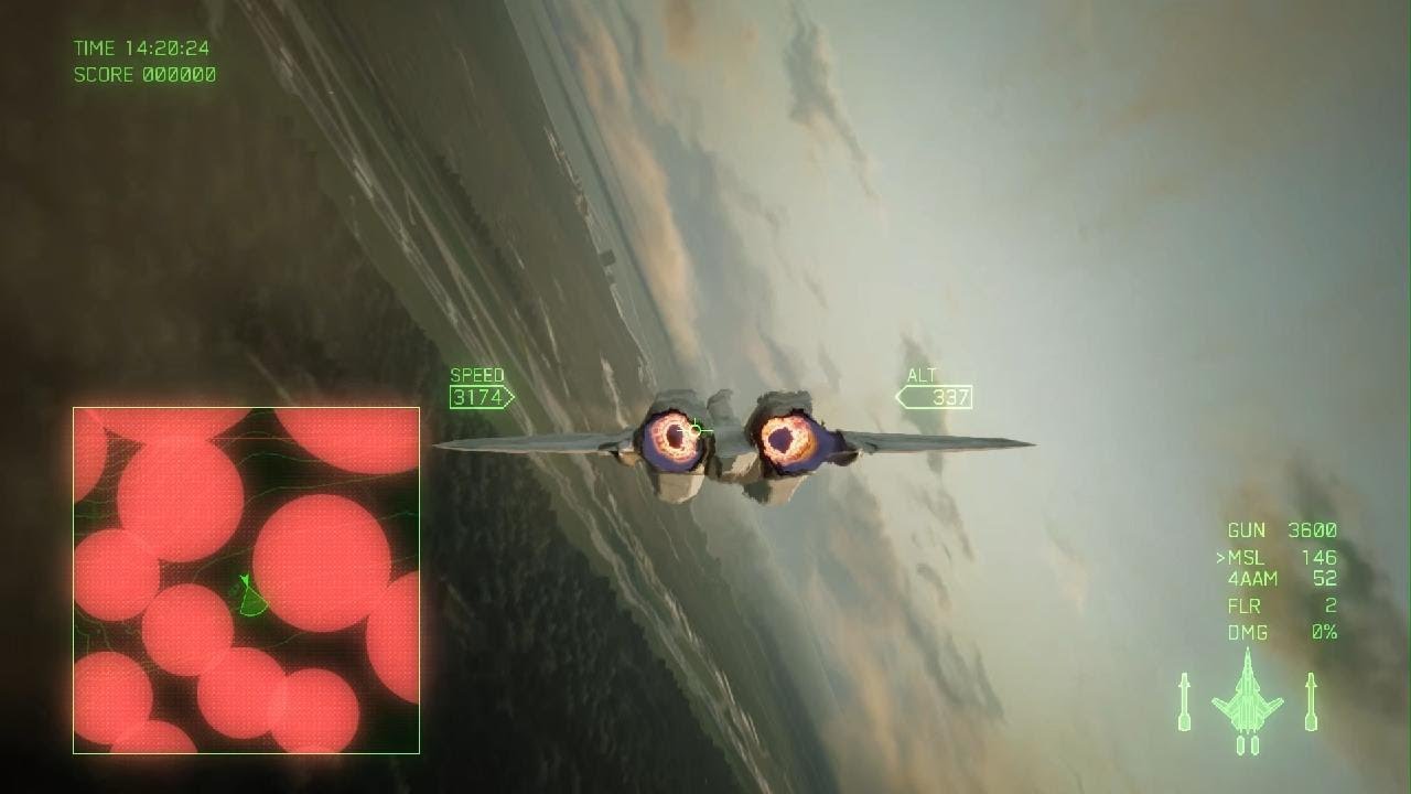 Ace Combat 7: Mission 04 - Rescue - S Rank - Ace difficulty