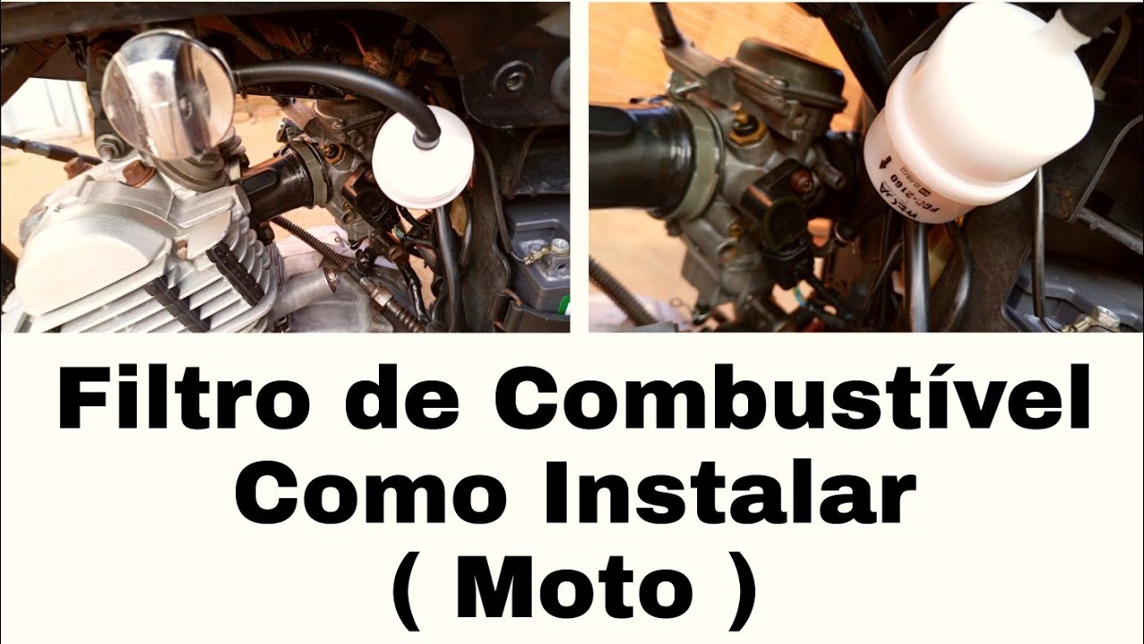 Filtro de Combustível como Colocar na Moto com Carburador