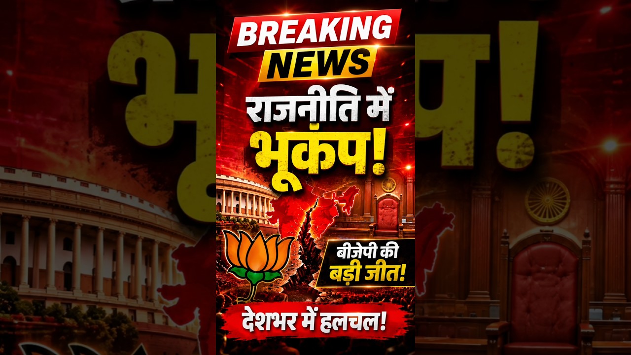 🚨 BJP BIG WIN! Political Earthquake in India? | Breaking News Today 🇮🇳 #shorts #news