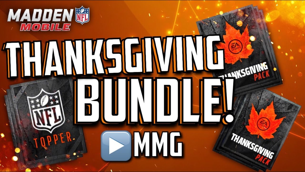Thanksgiving Bundle! Madden Mobile 16
