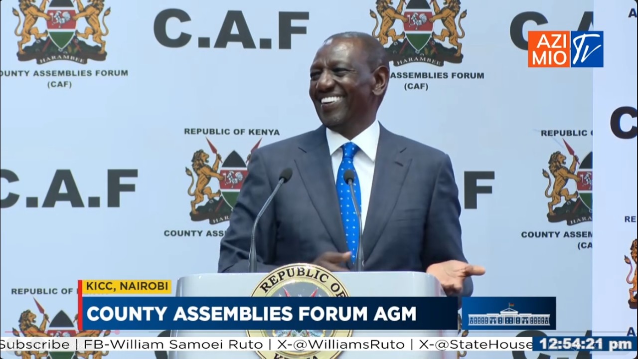 'MCAs Mkisema WANTAM, Hampati Pensions' MCAs BURST Into Laughter at Ruto's Pensions Remarks