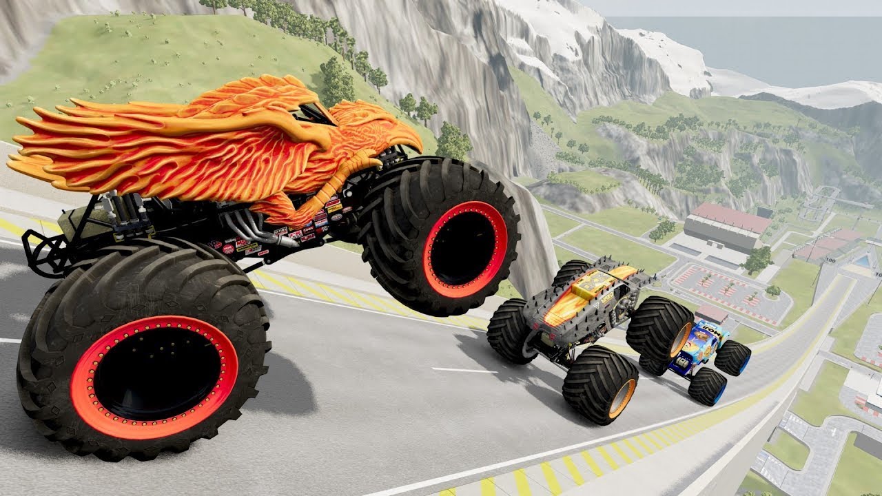 LIVE 094 | Random Car - Epic Car Jumps & Crashes - BeamNG.Drive